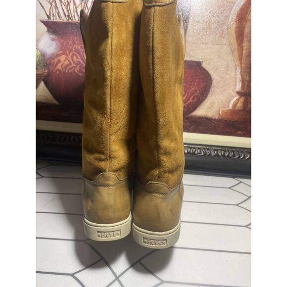 Frye Brown Boot Leather Style 7200043 Men’s Sz 9.5 M - Picture 4 of 12